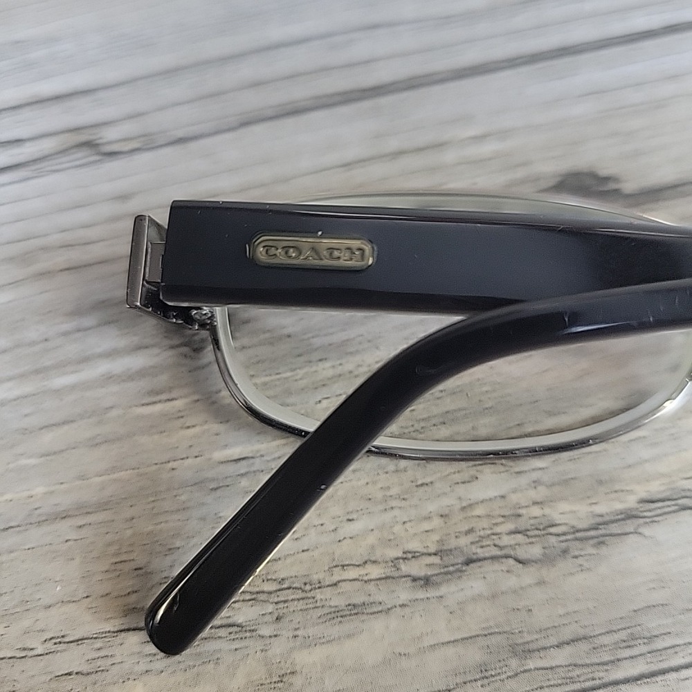 Coach HARMONY 1025 Gunmetal Eyeglasses Frames Only 51-17-135 Rectangular - Picture 9 of 13